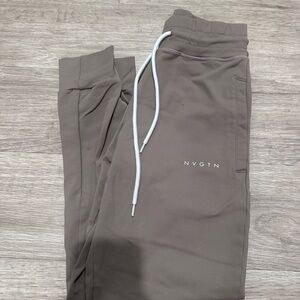 NVGTN Taupe Joggers with Drawstring